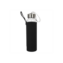 Load image into Gallery viewer, Amethyst Calming Glass Water Bottle