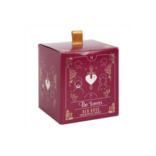 Load image into Gallery viewer, The Lovers Red Rose Tarot Candle
