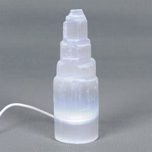 Load image into Gallery viewer, LED Selenite Mountain Lamp
