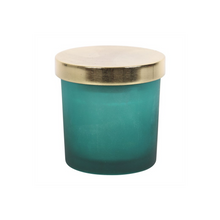 Load image into Gallery viewer, Heart Chakra Mint Crystal Chip Candle