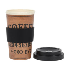 Load image into Gallery viewer, Classic Talking Board Bamboo Eco Travel Mug
