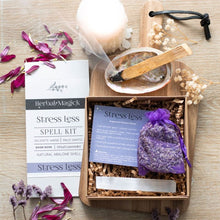 Load image into Gallery viewer, Herbal Magick Stress Less Spell Kit