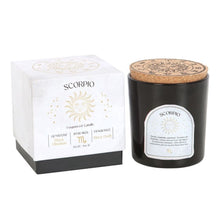 Load image into Gallery viewer, Scorpio Black Oudh Gemstone Zodiac Candle