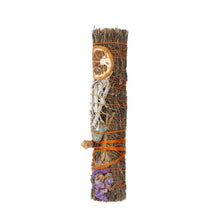 Load image into Gallery viewer, 9in Ritual Wand Smudge Stick with Rosemary, Palo Santo and Aventurine