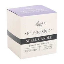 Load image into Gallery viewer, Lavender Infused Friendship Spell Candle
