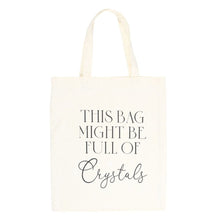 Load image into Gallery viewer, Full of Crystals Cotton Tote Bag

