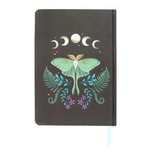 Load image into Gallery viewer, Luna Moth A5 Notebook