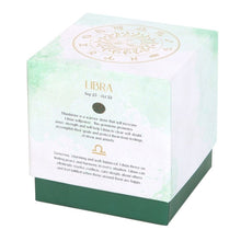 Load image into Gallery viewer, Libra Sweet Jasmine Gemstone Zodiac Candle