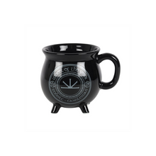 Load image into Gallery viewer, Imbolc Colour Changing Cauldron Mug by Anne Stokes