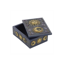 Load image into Gallery viewer, Sun and Moon Resin Storage Box