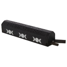 Load image into Gallery viewer, Triple Moon Wooden Sage Incense Box Set