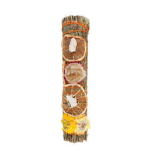 Load image into Gallery viewer, 9in Ritual Wand Smudge Stick with Rosemary, Palo Santo and Quartz