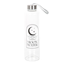 Load image into Gallery viewer, Moon Water Glass Water Bottle