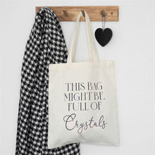 Load image into Gallery viewer, Full of Crystals Cotton Tote Bag
