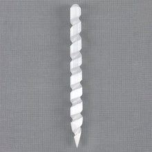 Load image into Gallery viewer, Round Point Selenite Spiral Wand
