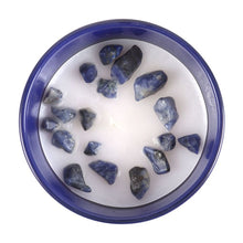 Load image into Gallery viewer, Taurus Amber & Vanilla Gemstone Zodiac Candle