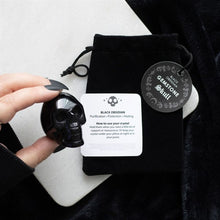 Load image into Gallery viewer, Black Obsidian Crystal Skull