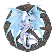 Load image into Gallery viewer, Yule Dragon Resin Wall Plaque by Anne Stokes
