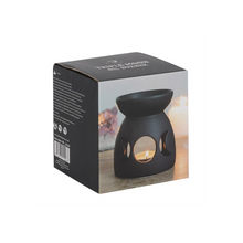 Load image into Gallery viewer, Black Triple Moon Cut Out Oil Burner