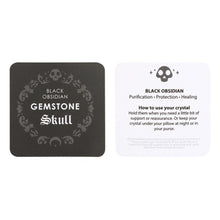 Load image into Gallery viewer, Black Obsidian Crystal Skull