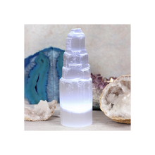Load image into Gallery viewer, LED Selenite Mountain Lamp
