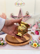 Load image into Gallery viewer, Brass offering dishes ( - mini cauldrons for anyone in the broom closet )
