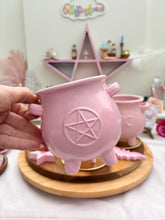 Load image into Gallery viewer, Pink Terracotta Cauldron
