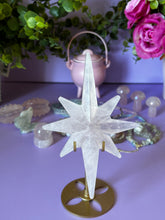 Load image into Gallery viewer, Rose Quartz Star with stand
