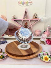 Load image into Gallery viewer, Silver shell with frosted glass insert
