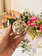 Load image into Gallery viewer, Sakura Blossom Jasper Sphere

