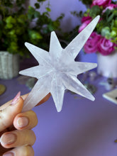 Load image into Gallery viewer, Rose Quartz Star with stand
