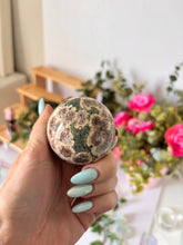 Load image into Gallery viewer, Sakura Blossom Jasper Sphere
