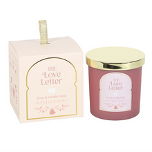 Load image into Gallery viewer, The Love Letter Rose &amp; Vanilla Musk Candle
