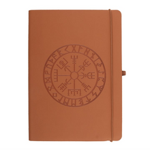 Load image into Gallery viewer, Viking Compass A5 Faux Leather Journal with Pen
