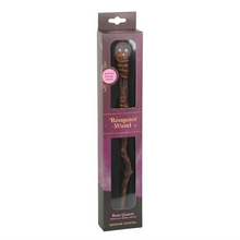 Load image into Gallery viewer, Romance Rose Quartz Crystal Wand with Pouch
