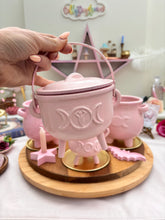 Load image into Gallery viewer, 11 cm Cast Iron Cauldron - Pink
