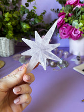 Load image into Gallery viewer, Rose Quartz Star with stand
