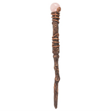 Load image into Gallery viewer, Romance Rose Quartz Crystal Wand with Pouch
