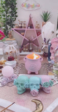 Load image into Gallery viewer, Pink Terracotta Cauldron
