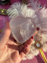 Load image into Gallery viewer, Rose Quartz Heart with Rainbow
