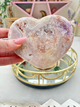 Load image into Gallery viewer, Pink Amethyst heart #1
