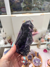 Load image into Gallery viewer, Rainbow Fluorite- Polished with natural edge
