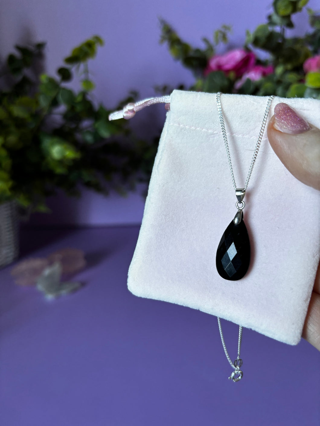 Black Obsidian Pendant