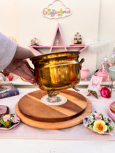 Load image into Gallery viewer, Brass cauldron / planter
