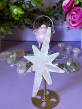 Load image into Gallery viewer, Rose Quartz Star with stand
