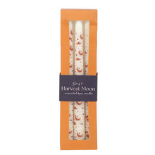 Load image into Gallery viewer, Set of 3 Harvest Moon Taper Candles
