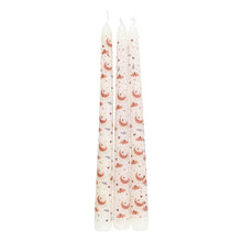 Load image into Gallery viewer, Set of 3 Harvest Moon Taper Candles
