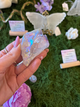 Load image into Gallery viewer, Selenite Bowl and Aura Amethyst Set
