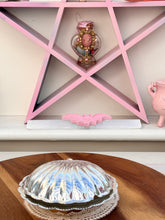 Load image into Gallery viewer, Silver shell with frosted glass insert
