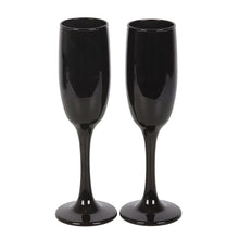 Load image into Gallery viewer, Set of 2 Dead Thirsty Champagne Flutes
